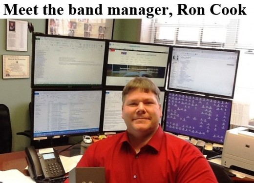 Ron Cook, Band Manager